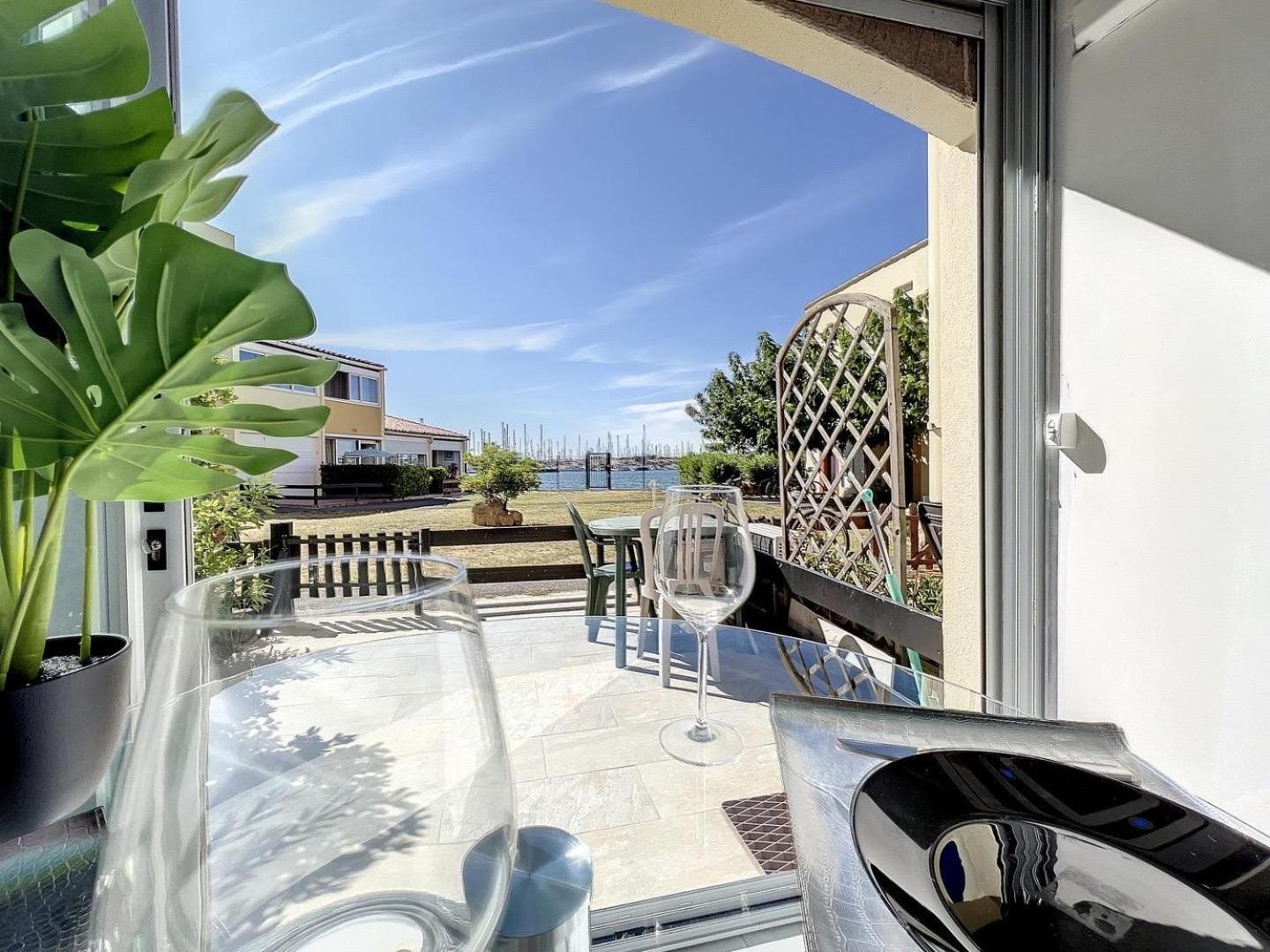 Studio Prestige Avec Terrasse, Ile Des Pecheurs, Vue Port Agde Exterior photo